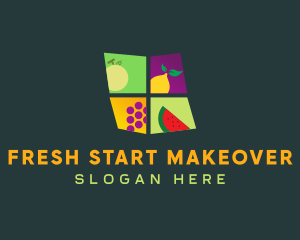 Fruit Harvest Produce logo design