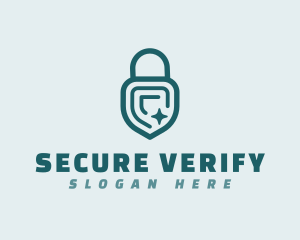 Lock Shield Security logo design