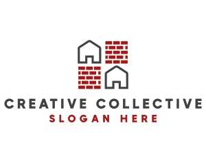 Brick Wall House logo design