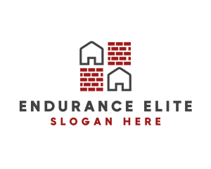 Brick Wall House logo design