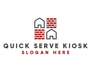 Brick Wall House logo design