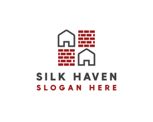 Brick Wall House logo design