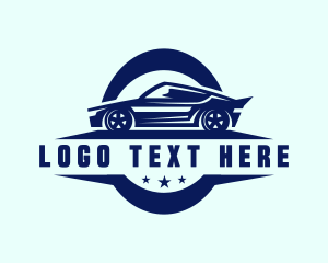 Car - Racing Car Garage logo design