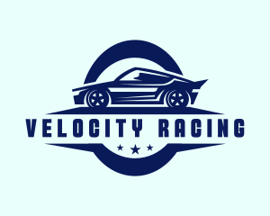 Racing Car Garage logo design