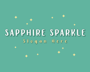 Cute Sparkle Star Boutique logo design