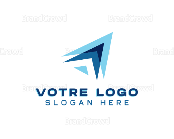 Plane Shipment Forwarding Logo