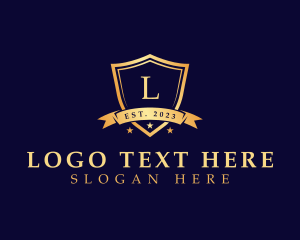 Elegant Security Shield logo design