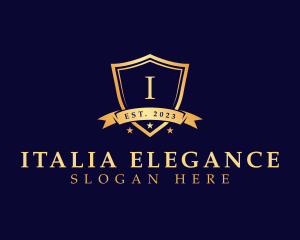 Elegant Security Shield logo design