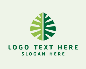 Farming - Organic Nature Leaf logo design