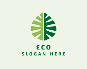 Organic Nature Leaf Logo