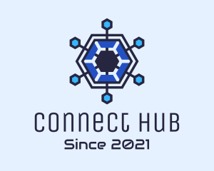 Hexagon Tech Network  logo design