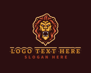 Wild - Gaming Lion Beast logo design