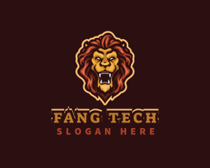 Fang - Gaming Lion Beast logo design