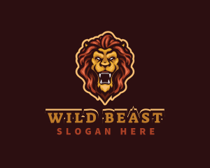 Gaming Lion Beast  logo design