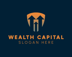 Arrow Shield Finance logo design