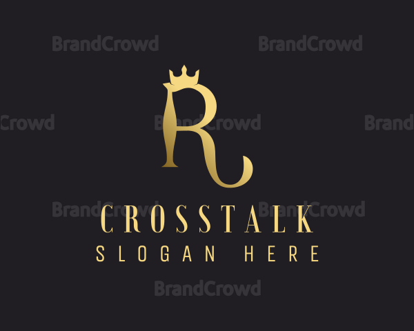 Elegant Regal Crown Logo