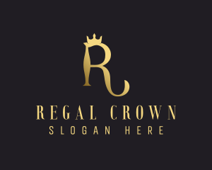 Elegant Regal Crown logo design