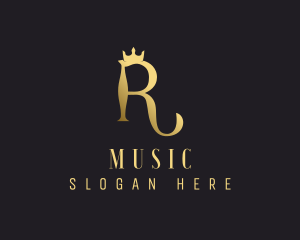 Letter - Elegant Regal Crown logo design