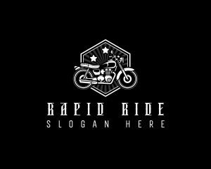 Biker Motorcycle Vehicle logo design