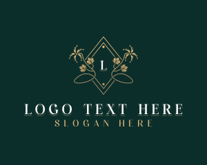 Gardening - Floral Flower Wedding logo design