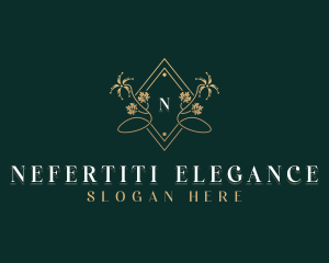 Floral Flower Wedding logo design