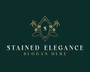 Floral Flower Wedding logo design