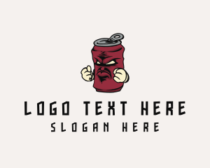 Soda Can Drink Logo