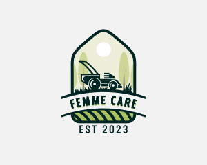 Lawn Care Grass Cutting logo design