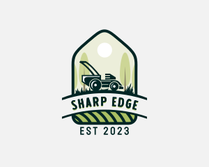 Lawn Care Grass Cutting logo design