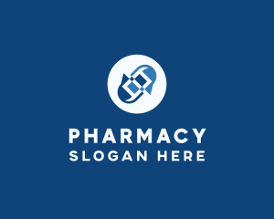 Medicine Pill Pharmacy logo design