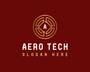 Coin Tech Cryptocurrency logo design