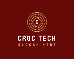 Coin Tech Cryptocurrency logo design