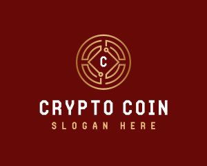 Cryptocurrency - Coin Tech Cryptocurrency logo design