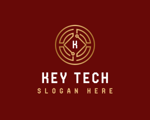 Coin Tech Cryptocurrency logo design