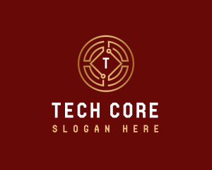 Coin Tech Cryptocurrency logo design