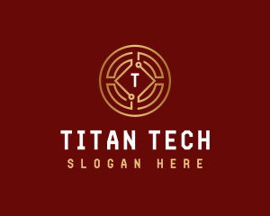 Coin Tech Cryptocurrency logo design