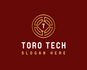 Coin Tech Cryptocurrency logo design