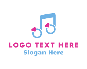 Song - Wedding Ring Music logo design