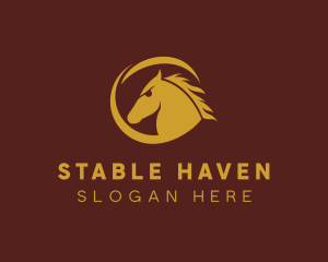 Equine Horse Animal logo design