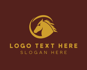 Stallion - Equine Horse Animal logo design