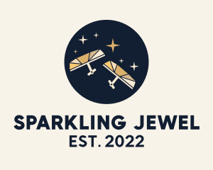 Diamond Earring Jewelry  logo design