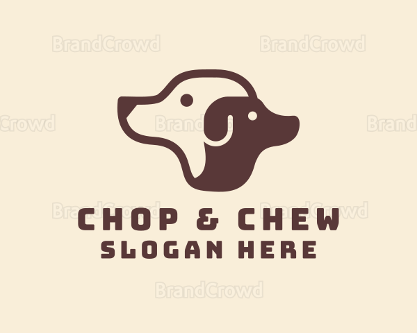 Brown Puppy Dog Logo