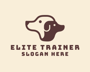 Brown Puppy Dog logo design