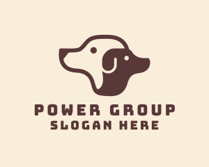 Animal - Brown Puppy Dog logo design