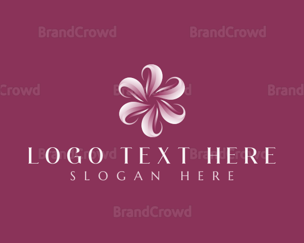 Sakura Floral Swirl Logo