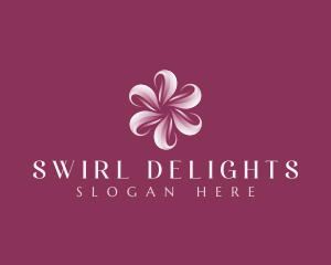 Swirl - Sakura Floral Swirl logo design
