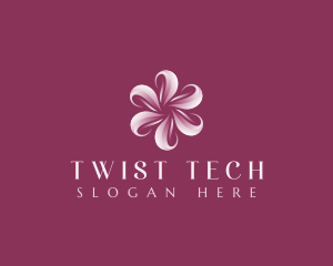 Twist - Sakura Floral Swirl logo design