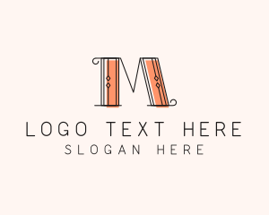 Fancy - Fancy Elegant Hipster Letter M logo design