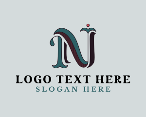 Letter N - Artisanal Fashion Boutique logo design
