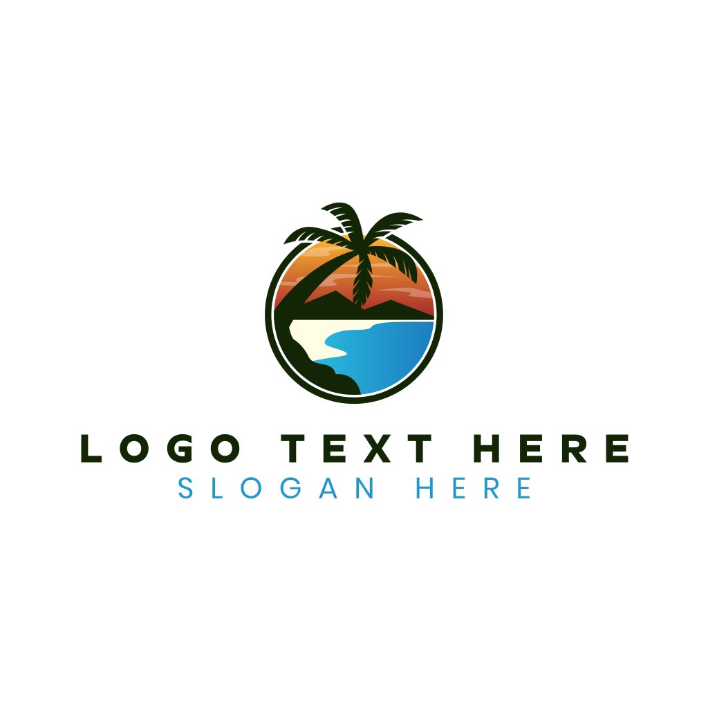 Mountain Beach Resort Logo | BrandCrowd Logo Maker